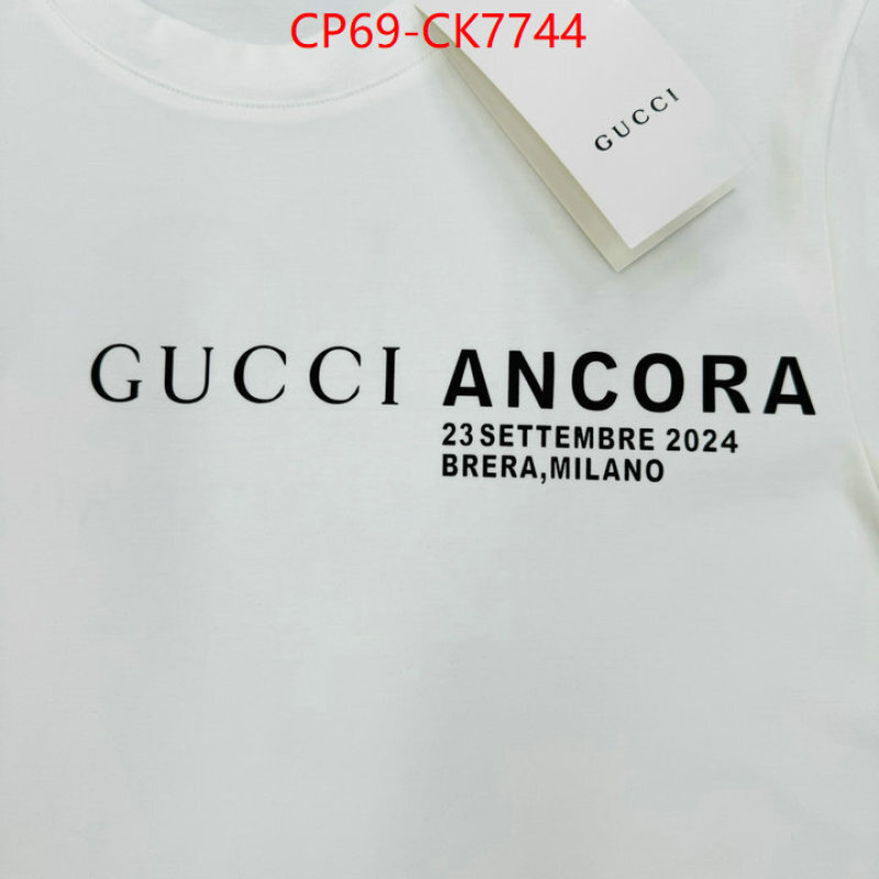 Clothing-Gucci what's the best place to buy replica ID: CK7744 $: 69USD