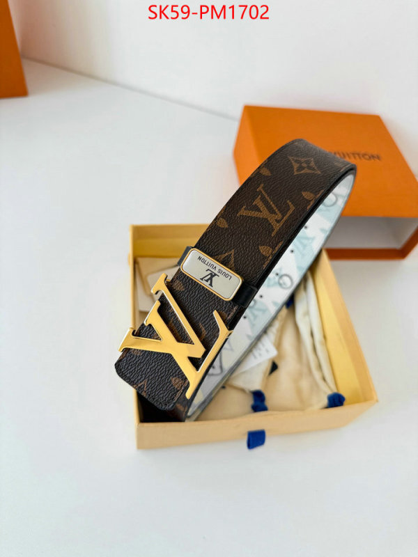 Belts-LV best quality fake ID: PM1702 $: 59USD
