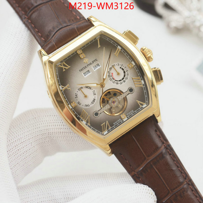 Watch(TOP)-Patek Philippe designer high replica ID: WM3126 $: 219USD-shoes yupoo Watch(TOP)-Patek Philippe designer high replica ID: WM3126 $: 219USD