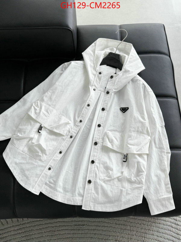 Clothing-Prada designer replica ID: CM2265 $: 129USD