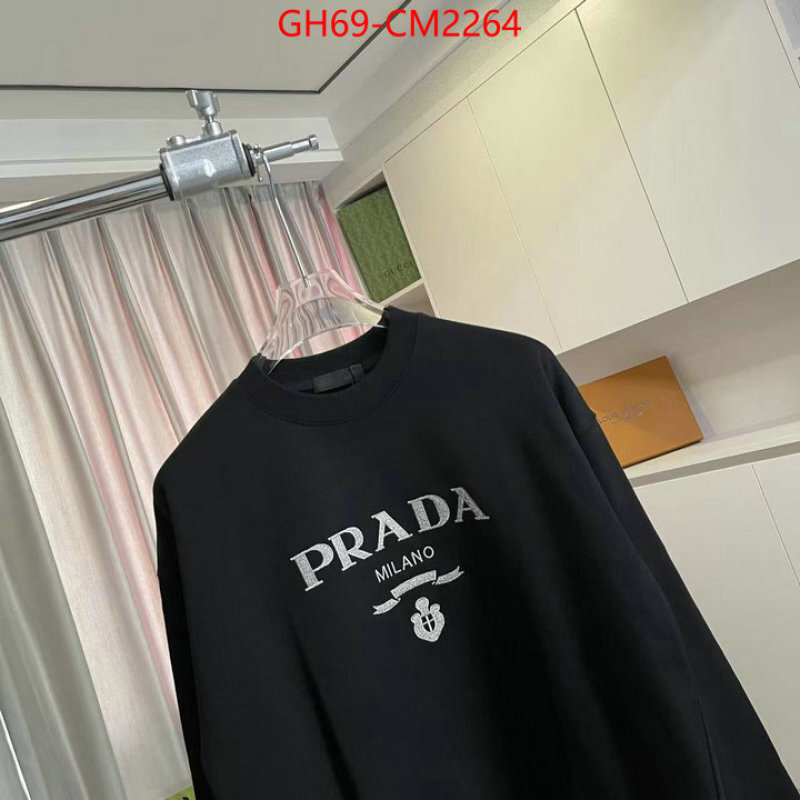 Clothing-Prada best quality fake ID: CM2264 $: 69USD