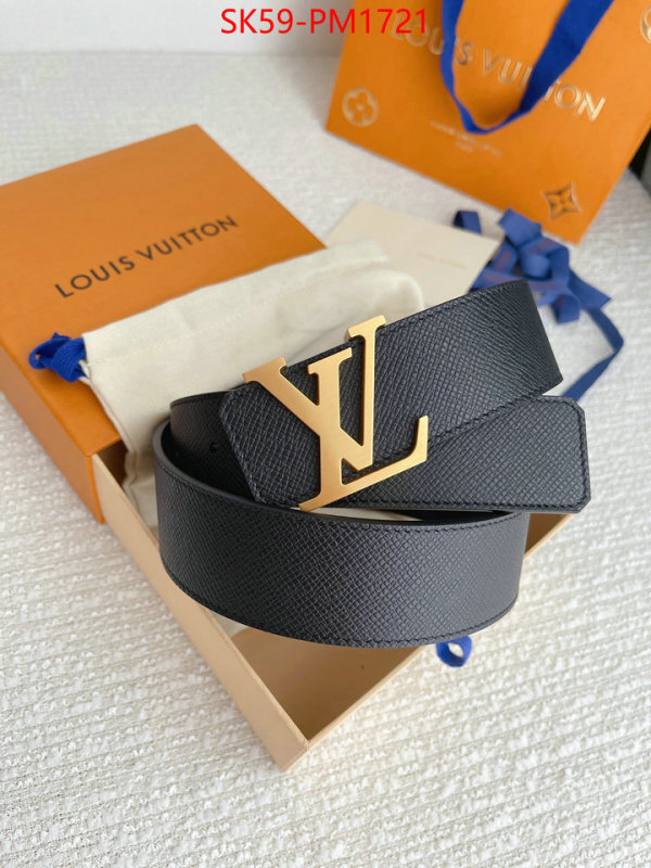 Belts-LV top quality fake ID: PM1721 $: 59USD