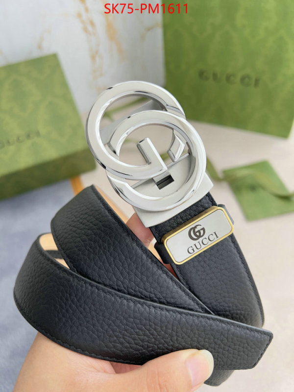 Belts-Gucci fashion ID: PM1611 $: 75USD