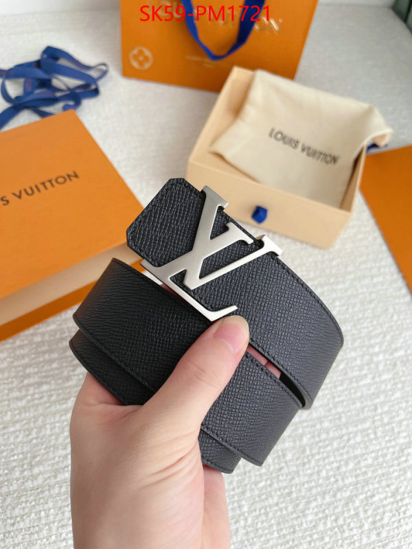 Belts-LV top quality fake ID: PM1721 $: 59USD