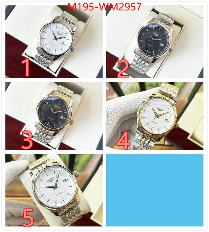 Watch(4A)-Longines buy high-quality fake ID: WM2957 $: 195USD-shoes yupoo Watch(4A)-Longines buy high-quality fake ID: WM2957 $: 195USD
