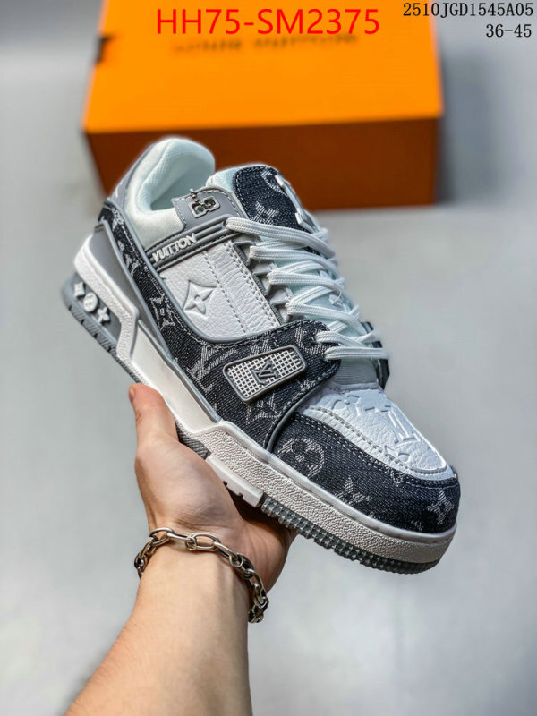 Men Shoes-LV buy first copy replica ID: SM2375 $: 75USD