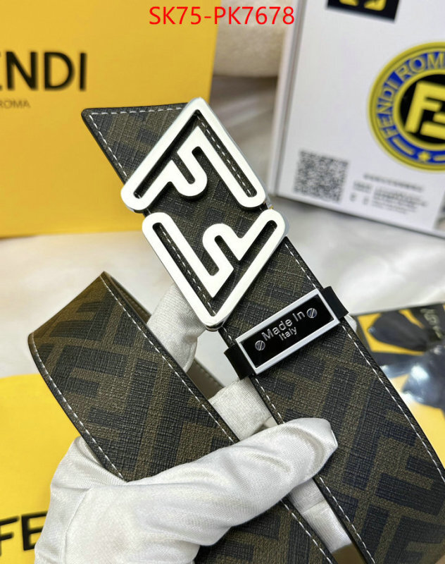 Belts-Fendi shop cheap high quality 1:1 replica ID: PK7678 $: 75USD