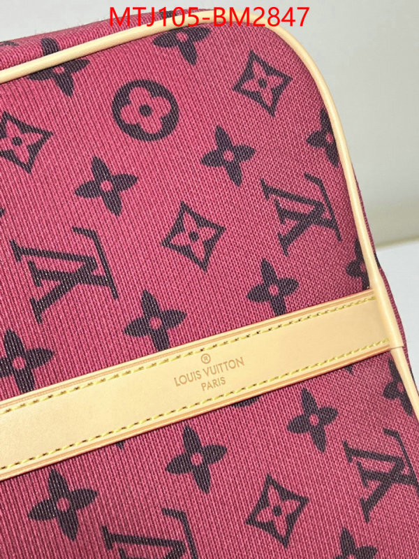 LV Bags(4A)-Keepall BandouliRe 45-50- the best affordable ID: BM2847 $: 105USD,