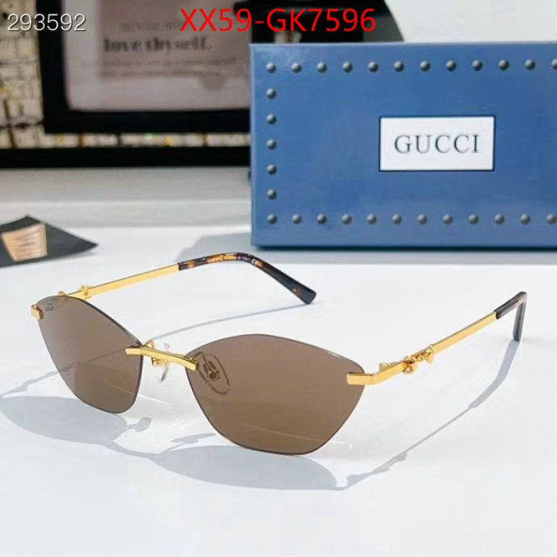 Glasses-Gucci high quality designer replica ID: GK7596 $: 59USD