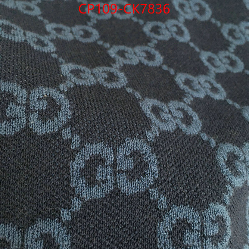 Clothing-Gucci luxury 7 star replica ID: CK7836 $: 109USD