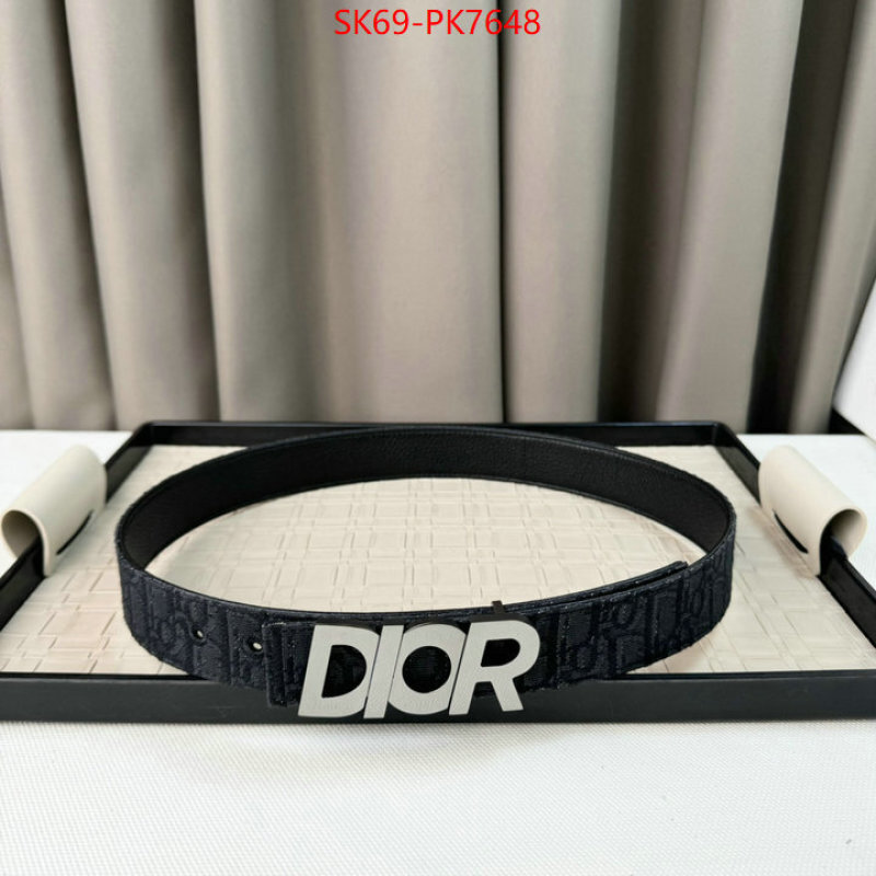 Belts-Dior the best affordable ID: PK7648 $: 69USD