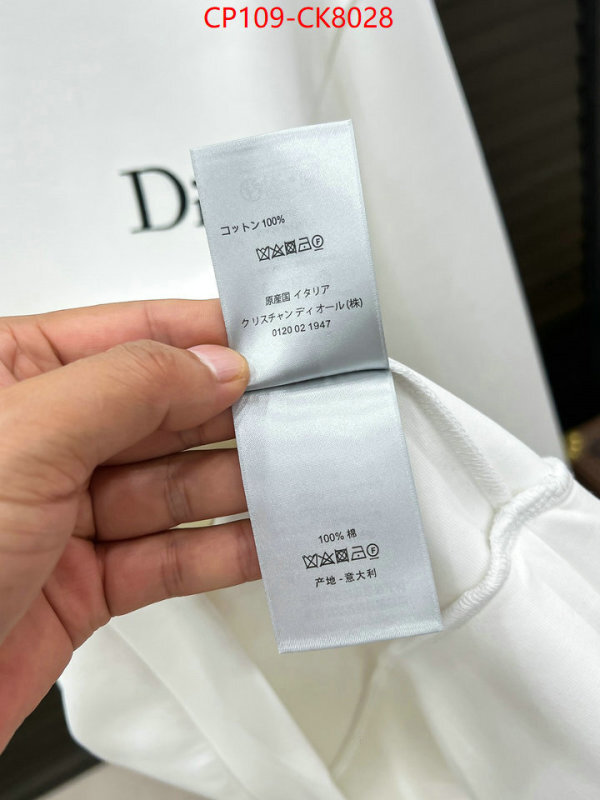 Clothing-Dior top quality ID: CK8028 $: 109USD