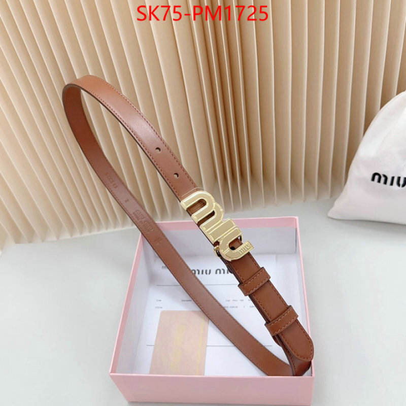 Belts-MIU MIU buy the best high quality replica ID: PM1725 $: 75USD