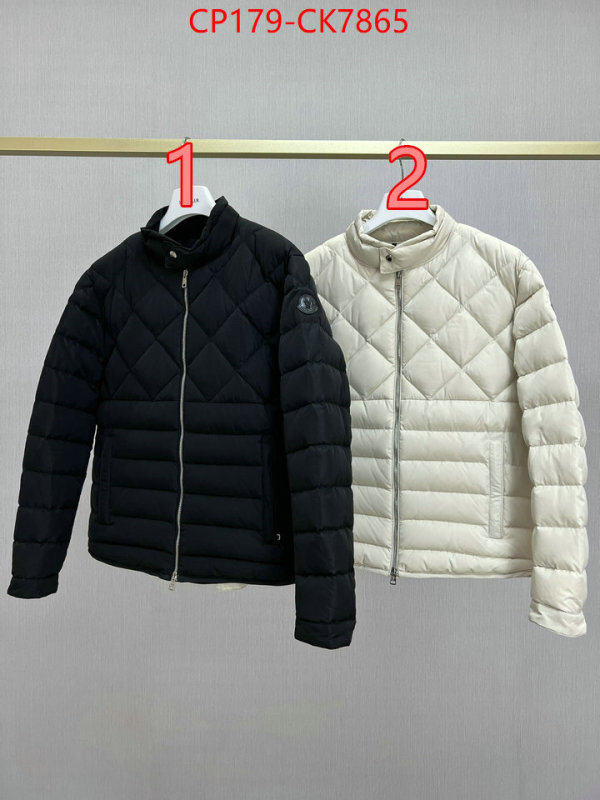 Down jacket Men-Moncler replica aaaaa designer ID: CK7865 $: 179USD