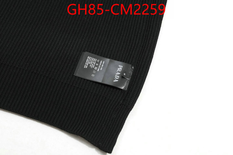 Clothing-Prada designer high replica ID: CM2259 $: 85USD