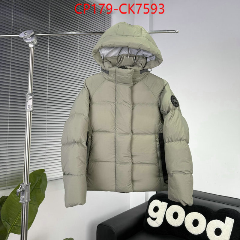 Down jacket Men-Canada Goose perfect ID: CK7593 $: 179USD