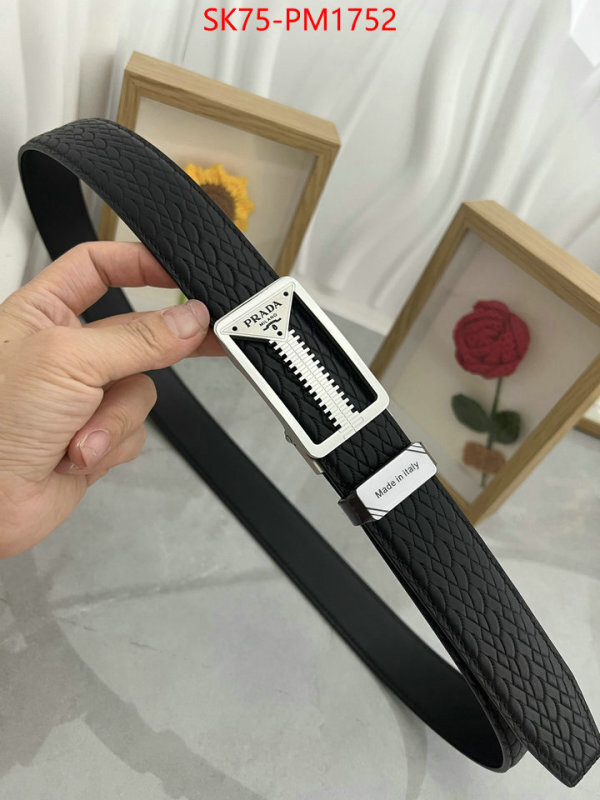 Belts-Prada best fake ID: PM1752 $: 75USD