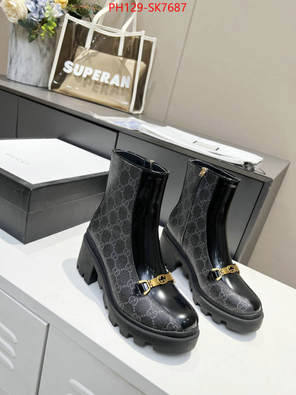 Women Shoes-Gucci buy cheap ID: SK7687 $: 129USD