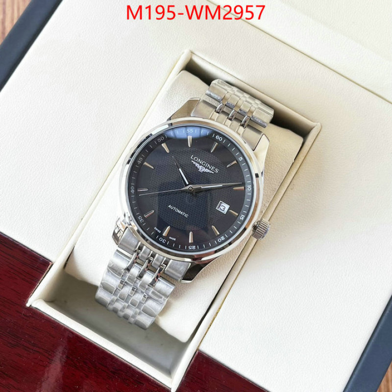 Watch(4A)-Longines buy high-quality fake ID: WM2957 $: 195USD-shoes yupoo Watch(4A)-Longines buy high-quality fake ID: WM2957 $: 195USD