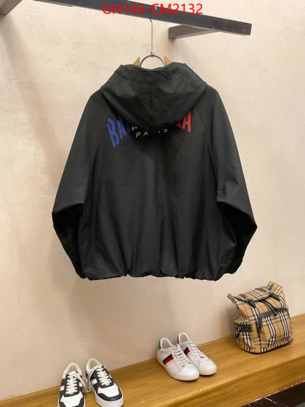 Clothing-Balenciaga the highest quality fake ID: CM2132 $: 145USD