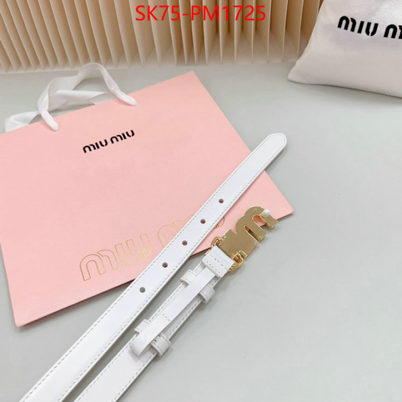 Belts-MIU MIU buy the best high quality replica ID: PM1725 $: 75USD