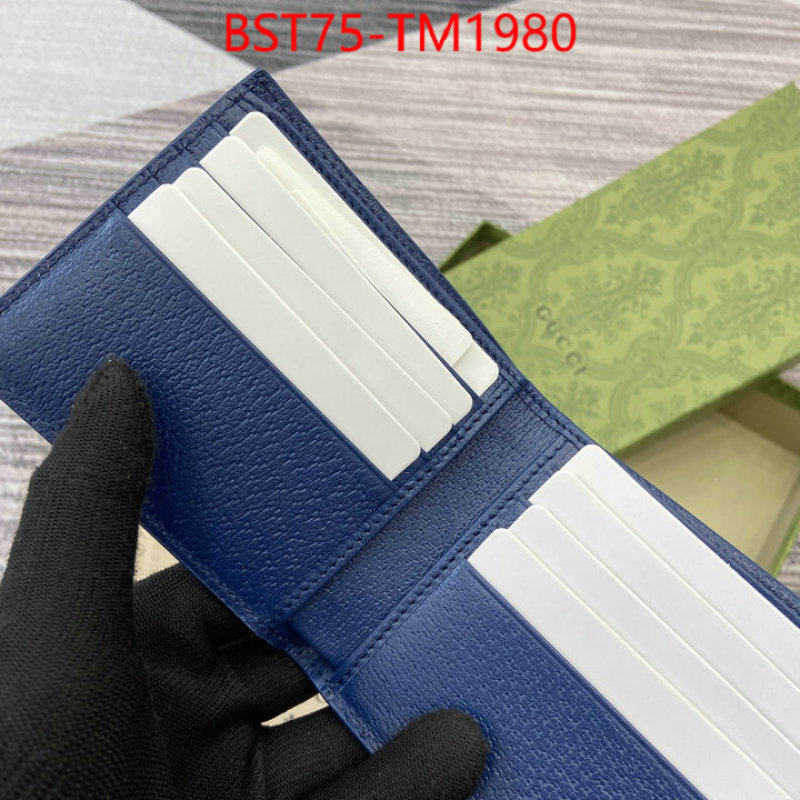 Gucci Bags(TOP)-Wallet- wholesale imitation designer replicas ID: TM1980 $: 75USD,