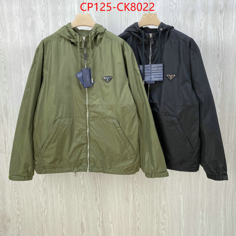 Clothing-Prada customize the best replica ID: CK8022 $: 125USD
