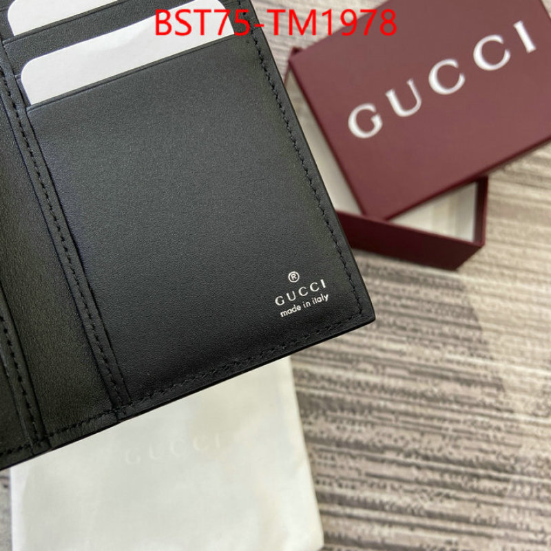 Gucci Bags(TOP)-Wallet- perfect ID: TM1978 $: 75USD,