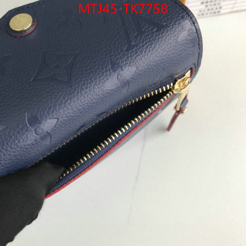 LV Bags(4A)-Wallet best wholesale replica ID: TK7758 $: 45USD,