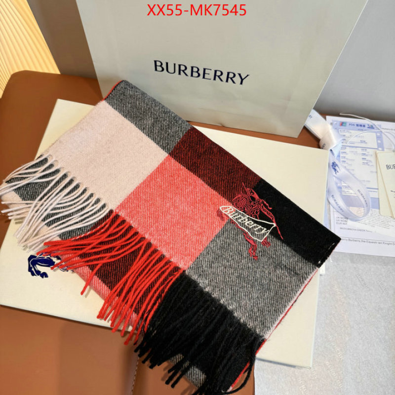 Scarf-Burberry online sales ID: MK7545 $: 55USD