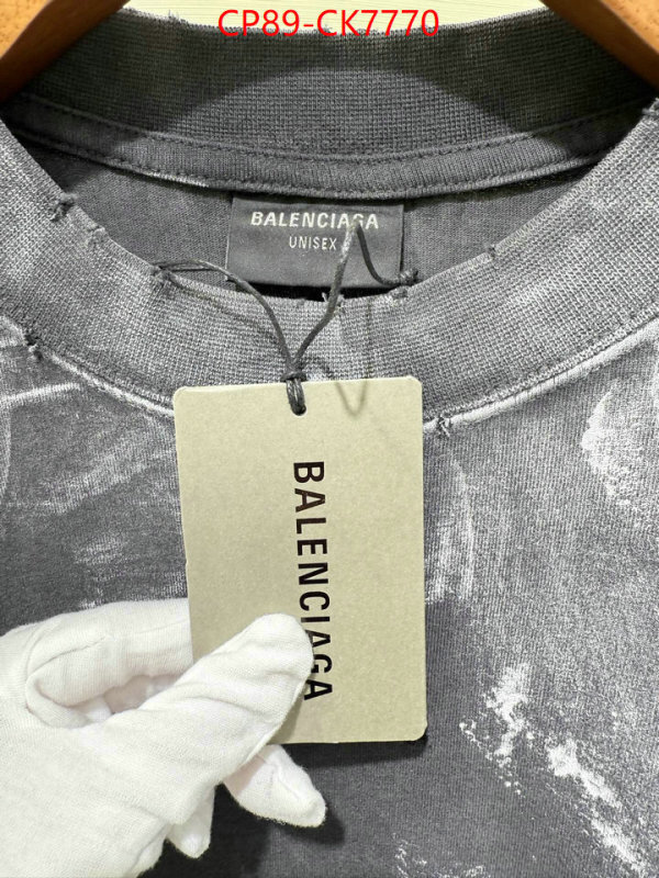 Clothing-Balenciaga where to buy high quality ID: CK7770 $: 89USD