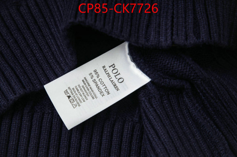 Clothing-Ralph Lauren 1:1 replica wholesale ID: CK7726 $: 85USD