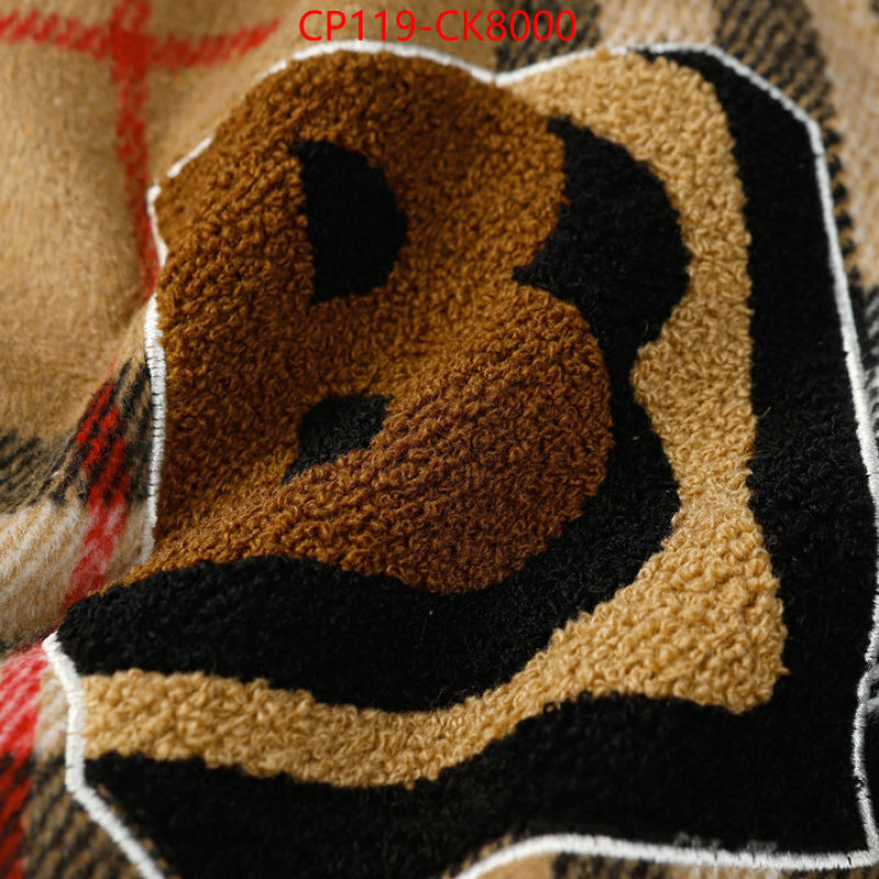 Clothing-Burberry 2024 aaaaa replica customize ID: CK8000 $: 119USD