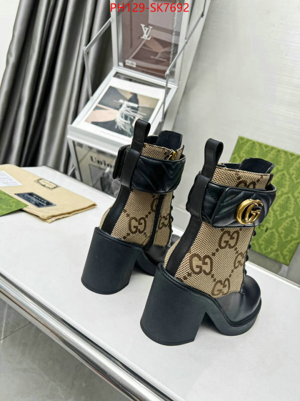 Women Shoes-Gucci where to buy replicas ID: SK7692 $: 129USD