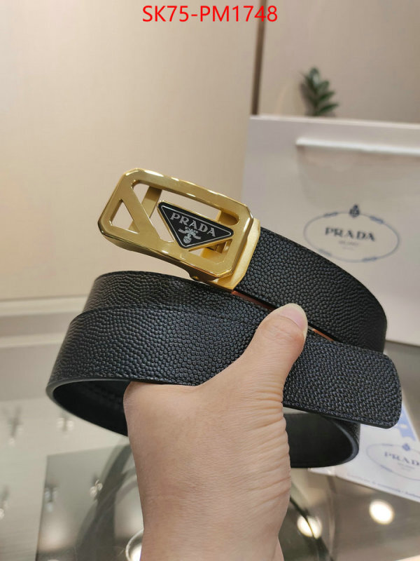 Belts-Prada shop ID: PM1748 $: 75USD