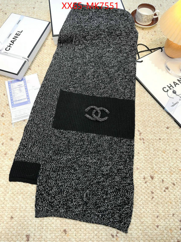 Scarf-Chanel wholesale replica shop ID: MK7551 $: 65USD