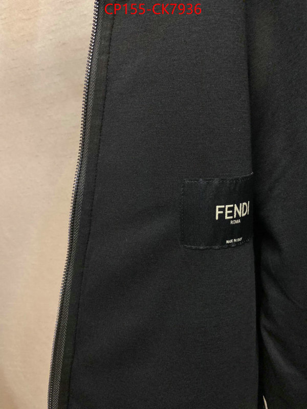 Clothing-Fendi mirror copy luxury ID: CK7936 $: 155USD