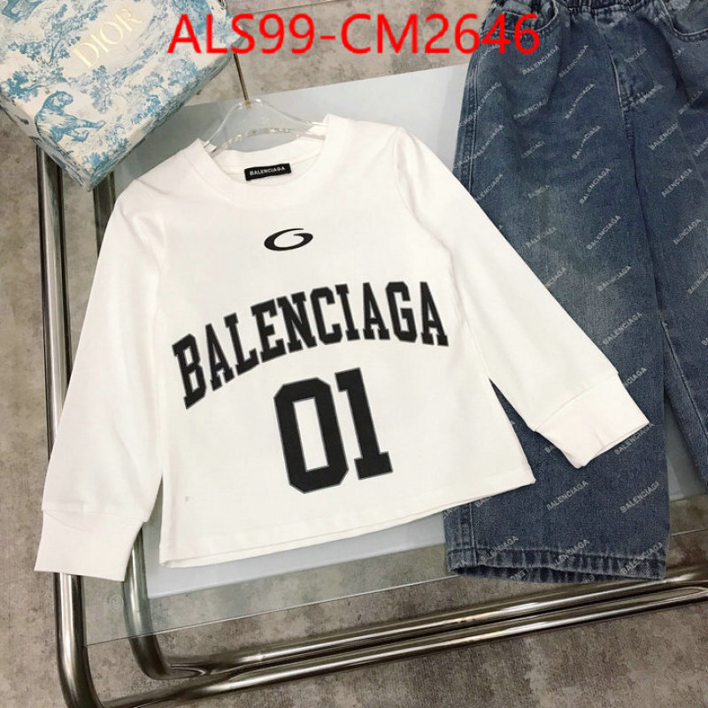 Kids clothing-Balenciaga for sale online ID: CM2646 $: 99USD