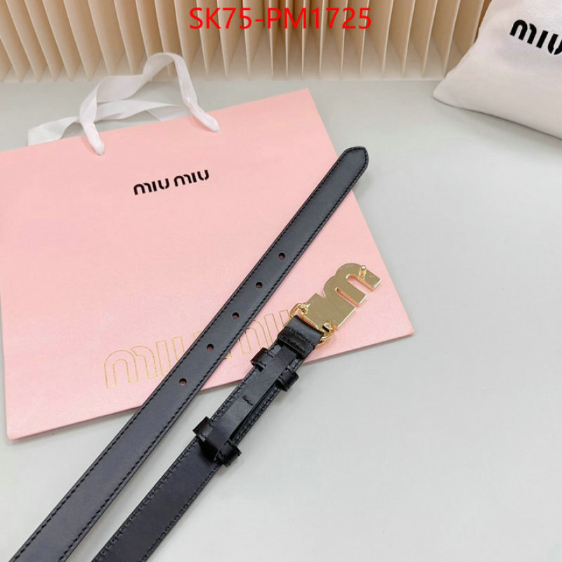 Belts-MIU MIU buy the best high quality replica ID: PM1725 $: 75USD