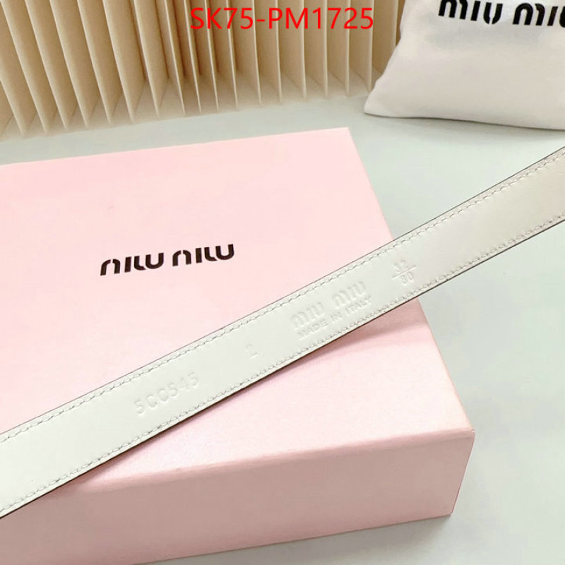Belts-MIU MIU buy the best high quality replica ID: PM1725 $: 75USD