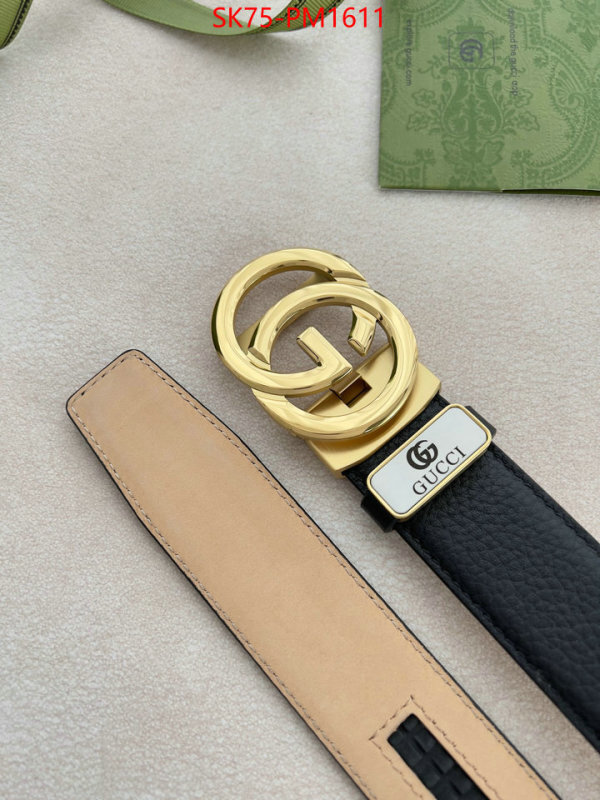 Belts-Gucci fashion ID: PM1611 $: 75USD