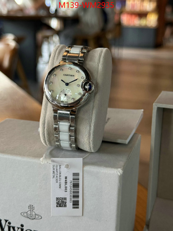 Watch(4A)-Cartier online shop ID: WM2935 $: 139USD-shoes yupoo Watch(4A)-Cartier online shop ID: WM2935 $: 139USD