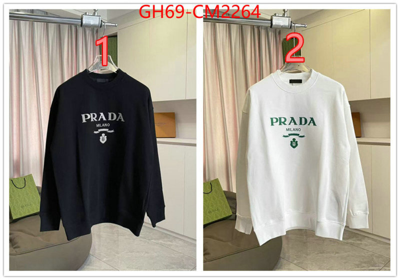 Clothing-Prada best quality fake ID: CM2264 $: 69USD