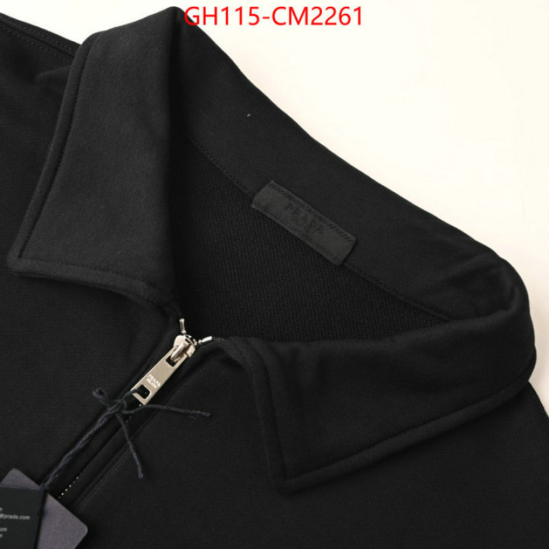 Clothing-Prada wholesale 2024 replica ID: CM2261 $: 115USD