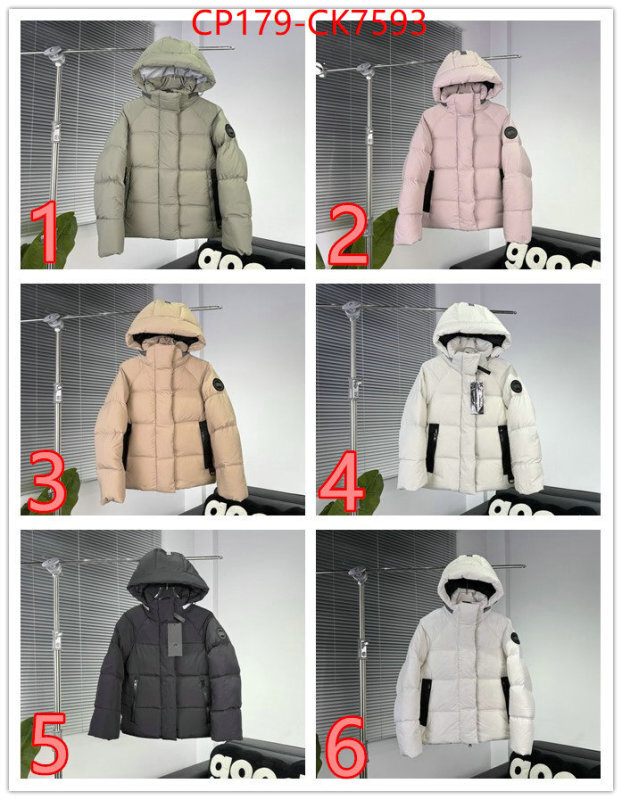 Down jacket Men-Canada Goose perfect ID: CK7593 $: 179USD