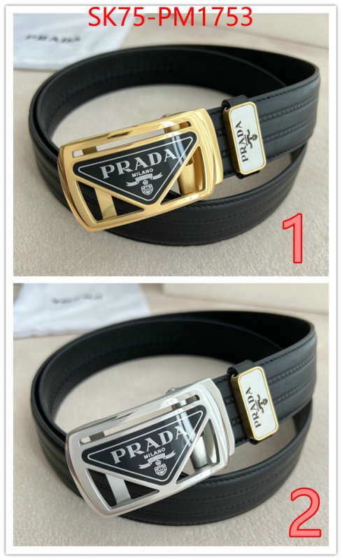 Belts-Prada best quality designer ID: PM1753 $: 75USD