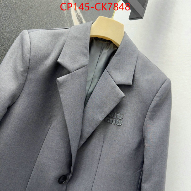 Clothing-MIU MIU cheap high quality replica ID: CK7848 $: 145USD