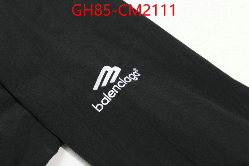 Clothing-Balenciaga designer fashion replica ID: CM2111 $: 85USD