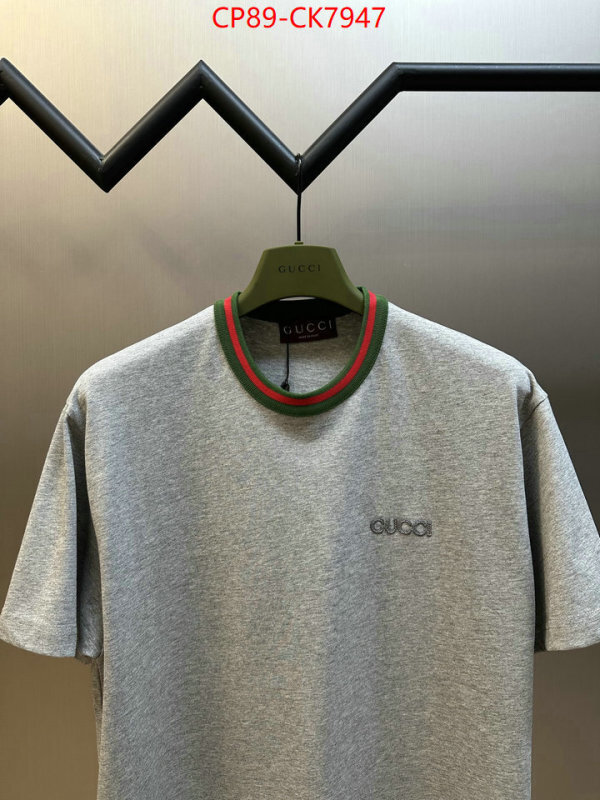 Clothing-Gucci how to find replica shop ID: CK7947 $: 89USD
