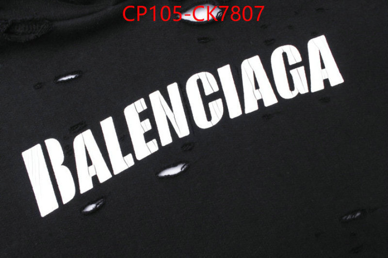 Clothing-Balenciaga 1:1 ID: CK7807 $: 105USD